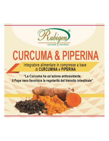Curcuma&piperina rubigen 120cp