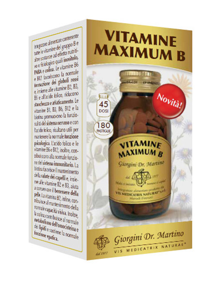 Vitamine maximum b 180 pastiglie