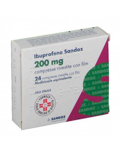 Ibuprofene sandoz 24 compresse 200mg