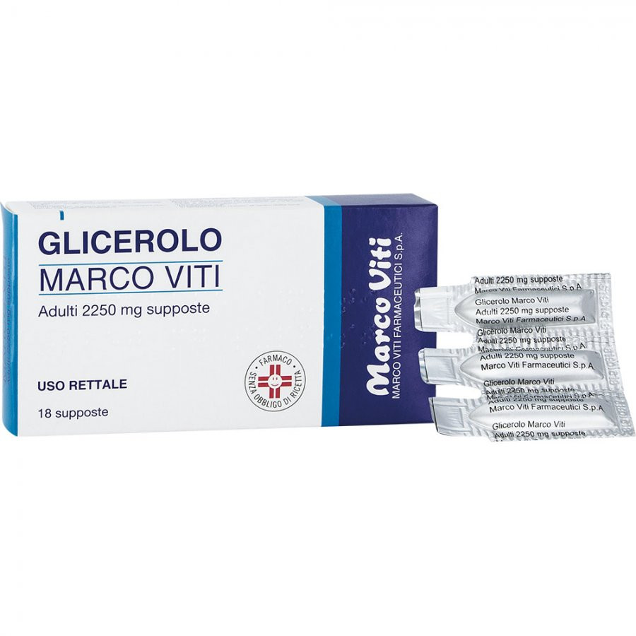 Image of Glicerolo adulti 18 supposte 2500mg cod085