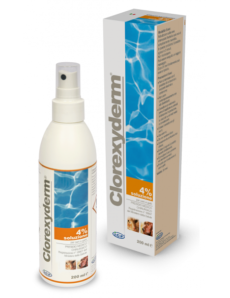 Clorexyderm 4%soluzione. 200 ml