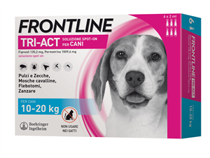 Frontline tri-act 6pip 10-20kg