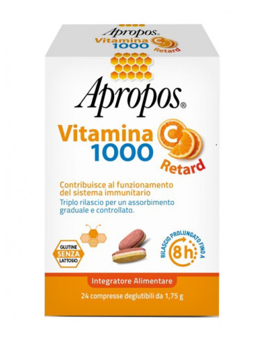 Apropos vitamina c 1000 24 compresse