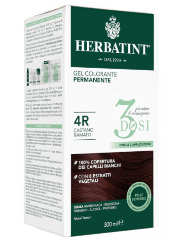 Herbatint 3dosi 4r 300ml