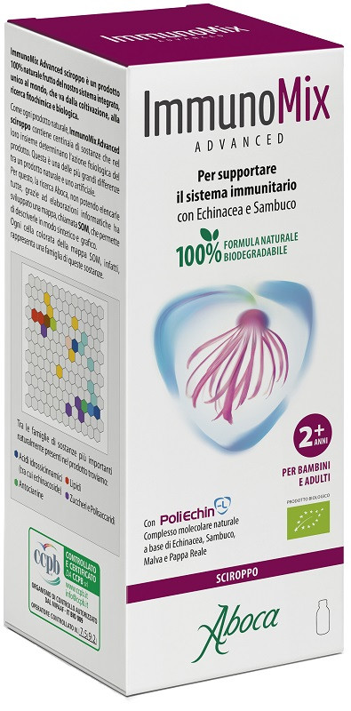 ImmunoMix Advanced sciroppo per supportare il sistema immunitario 210g