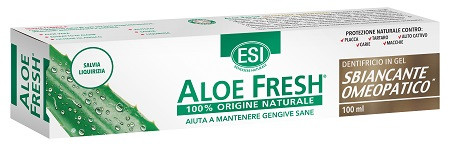 Image of Esi Aloe Fresh dentifricio sbiancante omeopatico per gengive sane 100ml cod085