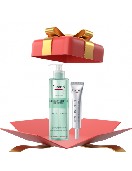 Cofanetto eucerin gel detergente 400ml + contorno occhi 15ml
