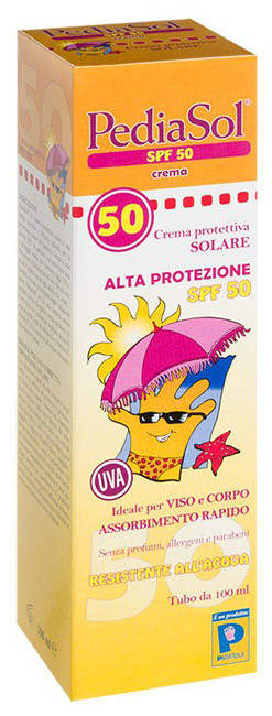 Pediasol spf50 crema solare
