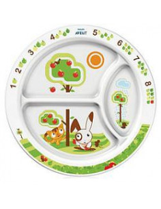Avent piatto scomparti 12m+