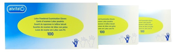 Image of Alvita guanti lattice l 100pz cod085