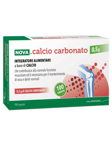 Nova calcio carbon 0,5g 100 capsule