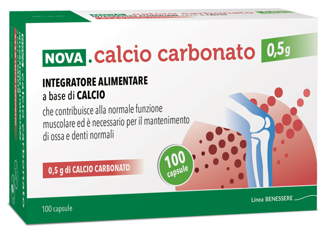 Nova calcio carbon 0,5g 100 capsule
