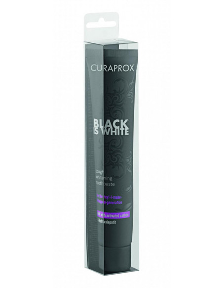 Curaprox black is white dentif