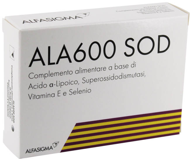 Image of Ala 600 sod 20 compresse cod085