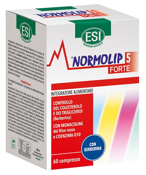 Image of Esi Normolip 5 Forte per il controllo del colesterolo e dei trigliceridi 60 compresse cod085