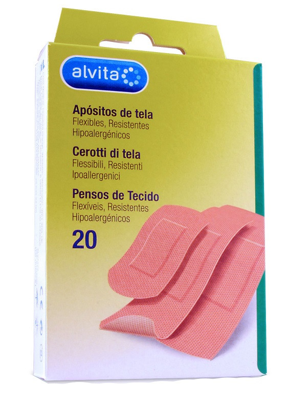 Alvita cerotti tela 20pz