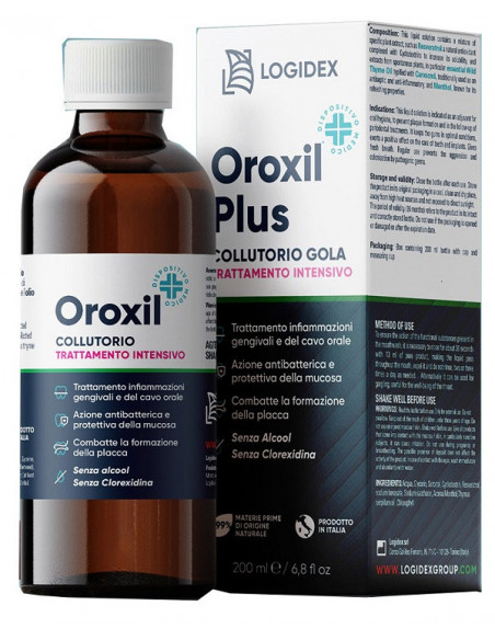 Oroxil plus collutorio gola
