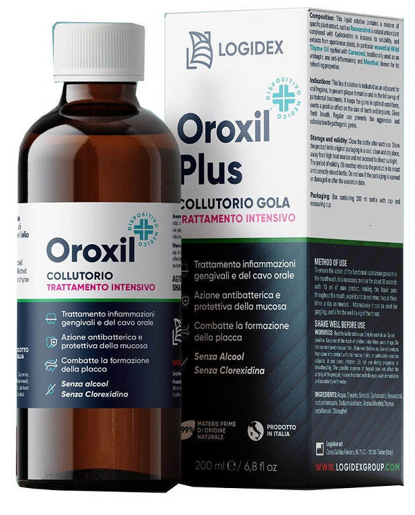 Oroxil plus collutorio gola
