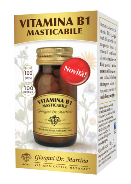 Vitamina b1 masticabile100past
