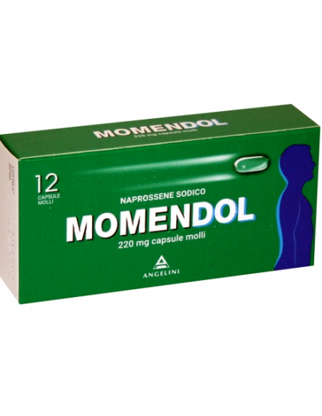 Momendol 12 capsule molli 220mg