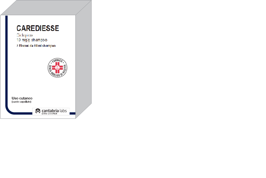 Carediesse*shamp2fl 60ml10mg g