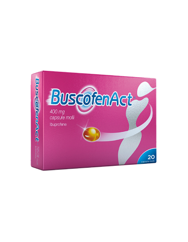 BUSCOFENACT*20CPS 400MG
