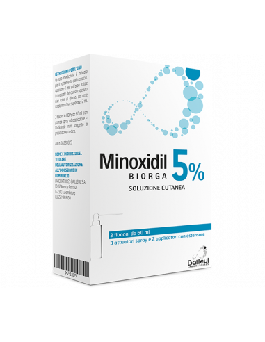 MINOXIDIL BIORGA*SOL CUT 3FL5%