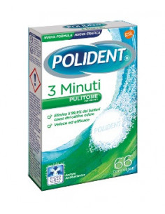 Polident 3 minuti 66 compresse