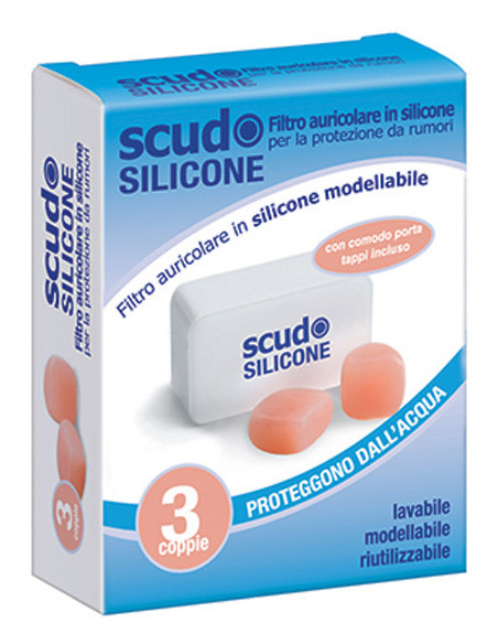 Earplug scudo sil 3coppie 6pz