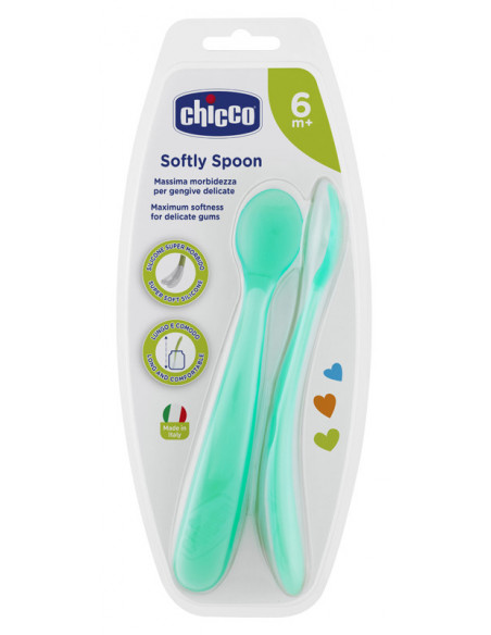Chicco cucchiaio sil masch 6m