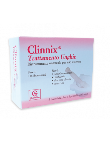 Clinnix trattamento unghie onicomicosi 2x15ml