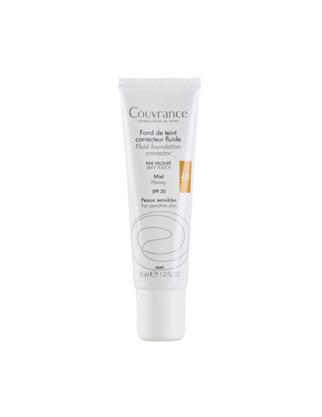 Avene couvrance fondotinta correttore fluido colore miele 30ml