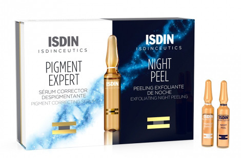 Image of Isdinceutics routine antimacchie fiale per il giorno e per la notte cod085