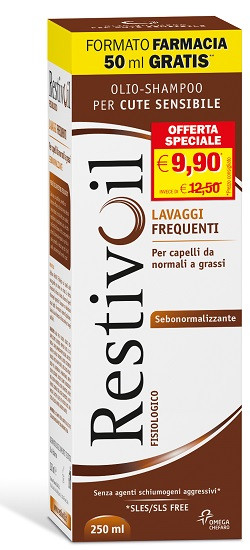 Image of Restivoil fisiologico olio-shampoo sebo normalizzante 250ml cod085