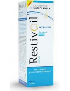 Restivoil olio-shampoo complex antiforfora per capelli secchi 250ml