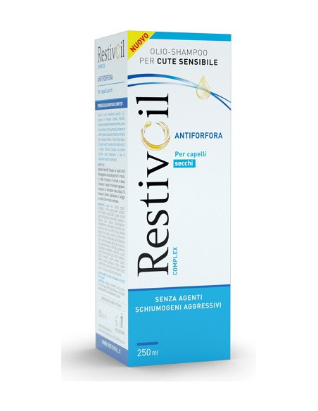 Restivoil olio-shampoo complex antiforfora per capelli secchi 250ml