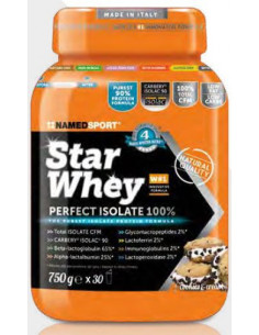 Named sport star whey cookies&cream integratore alimentare 750g