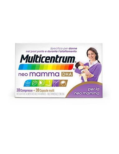 Multicentrum neo mamma dha 30 compresse + 30 capsule mobili