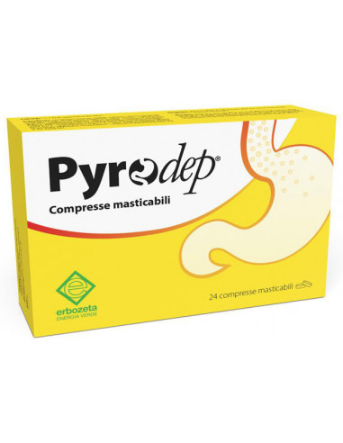Erbozeta pyrodep 24 compresse masticabili azione antispatica e gastroprotettiva