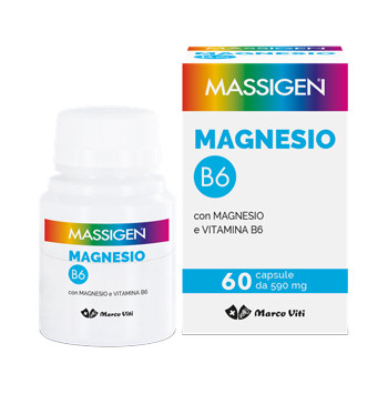 Image of Marco viti massigen magnesio + b6 60 capsule cod085