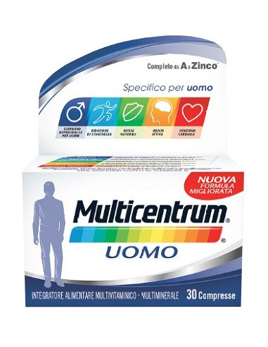 Multicentrum uomo vitamine 30 compresse
