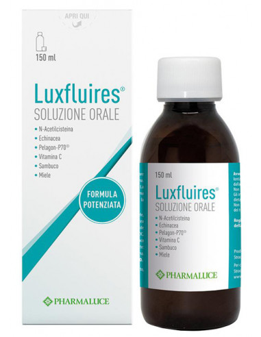Pharmaluce luxfluires soluzione orale 150ml