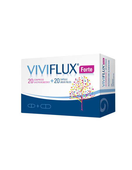 Viviflux forte 20 compresse piu 20 capsule