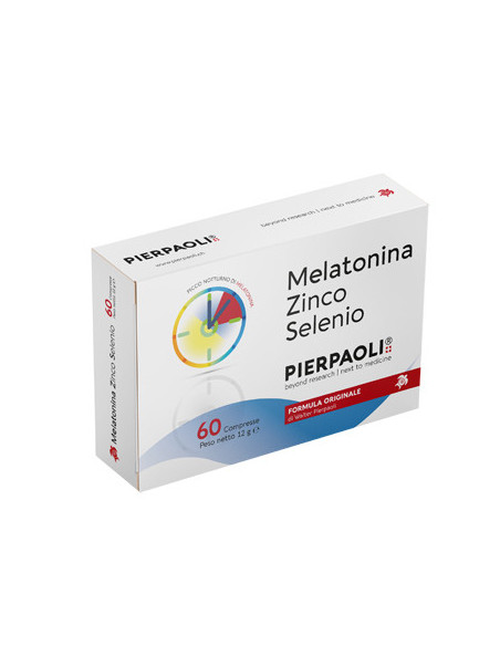 Melatonina zinco selenio integratore insonnia 60 compresse