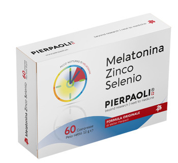 Melatonina zinco selenio integratore insonnia 60 compresse