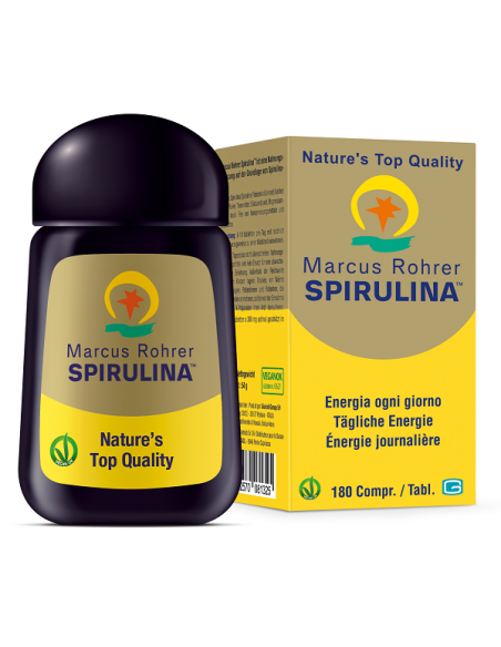 Spirulina marcus rohrer energia 180 compresse