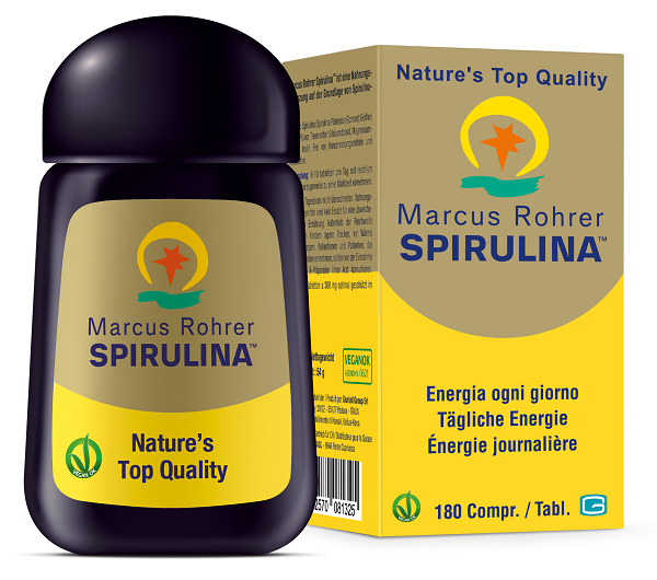 Spirulina marcus rohrer energia 180 compresse