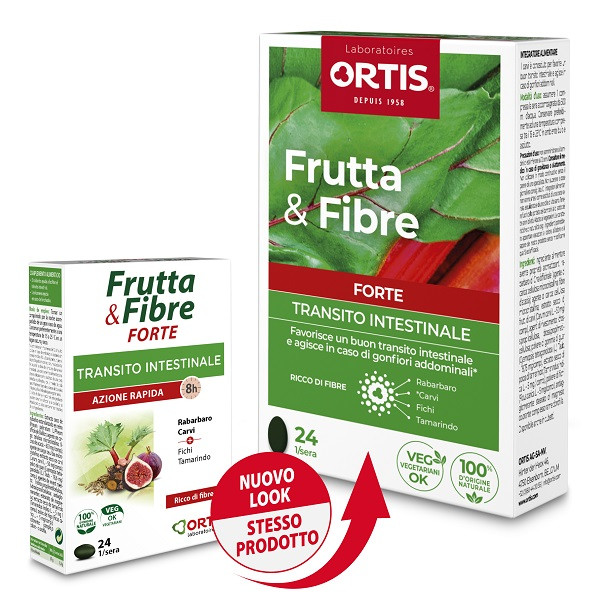 Image of Ortis frutta & fibre forte transito intestinale 24 compresse cod085