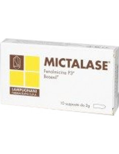 Mictalase 10supposte 2g