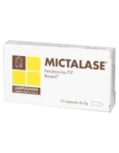 Mictalase 10supposte 2g